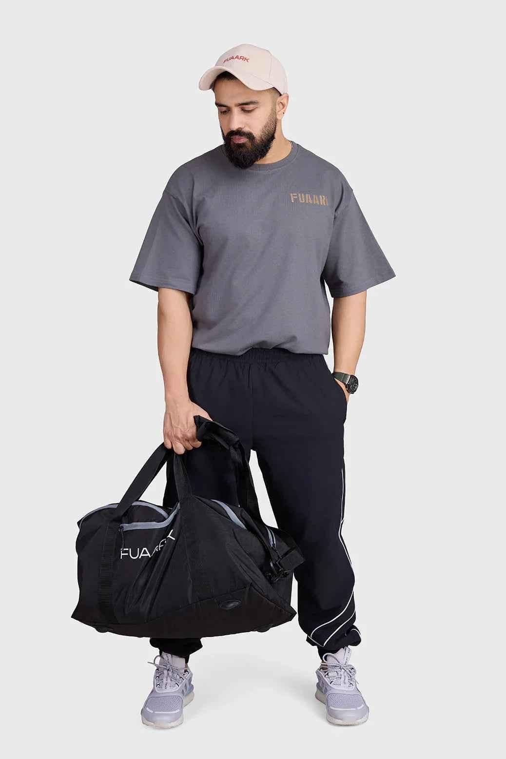Rage Oversized T-shirts Charcoal