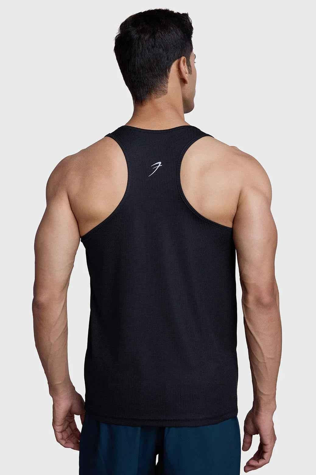 Checks Running Tank Black