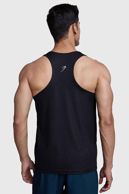 Checks Running Tank Black