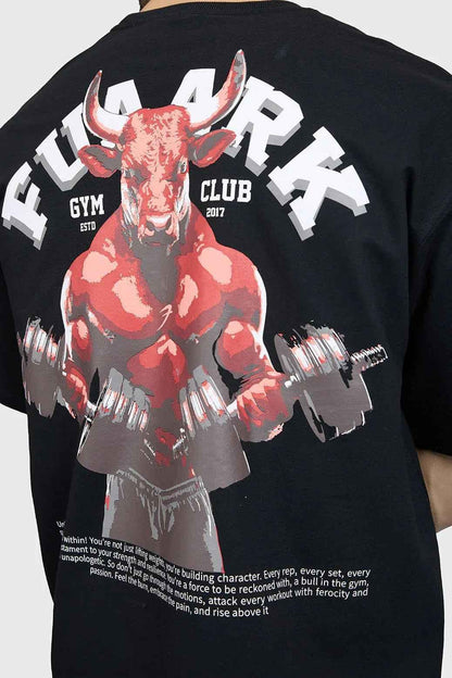 Bull Oversized T-shirt Black