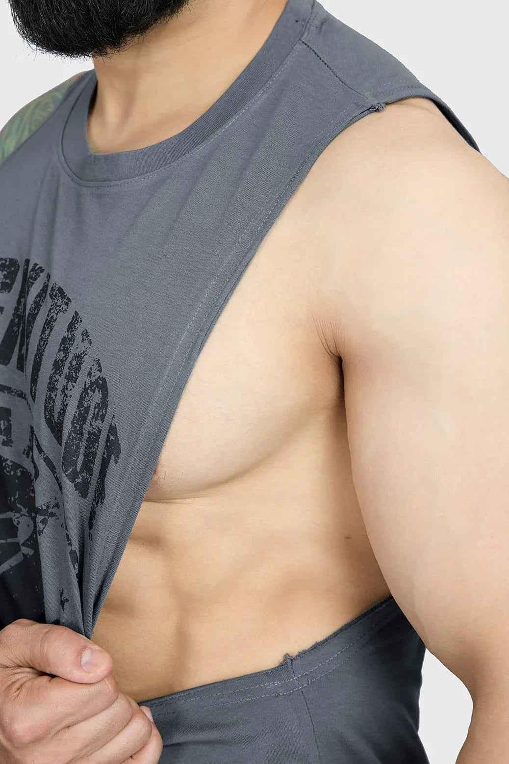 Magnitude Deep Arm Tank Grey
