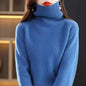 Women's 100% Merino Wool High Neck Sweater Top