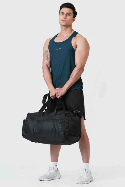 Checks Running Tank Bottle Green