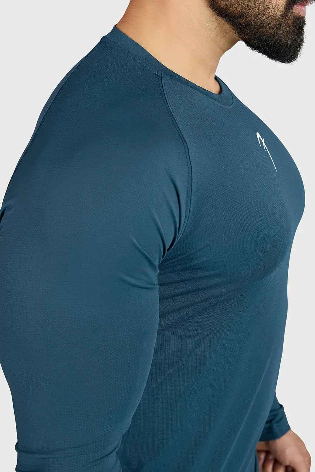 Core Fullsleeves T-shirt Orion Blue