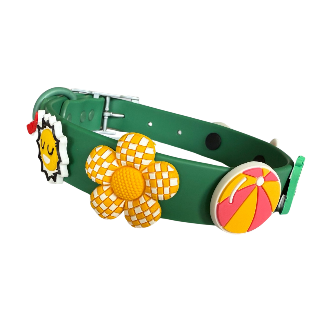 Dog Collar | Green Walkieez