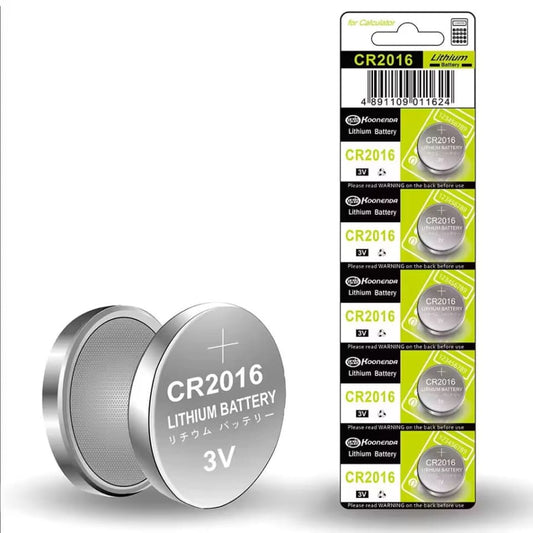 Watch Batteries for Koonenda CR2016 (5 Pack) That Watch Shop