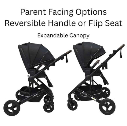 Versa 2in1 Open Bassinet Stroller with Sunshade and Cup Holder