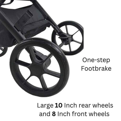 Crown Y Luxury Travel System - Reversible Stroller + Reclining i-Size Capsule + Rotating ISOFIX Base