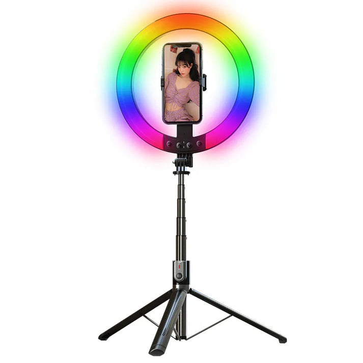 1.9m Ring Light Selfie Stick P100RGB 9eight5