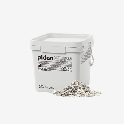 PIDAN 3-in-1 Blend Cat Litter (Tofu, Spherical Bentonite Clay,  Activated Carbon Infused Tofu) Pidan New Zealand