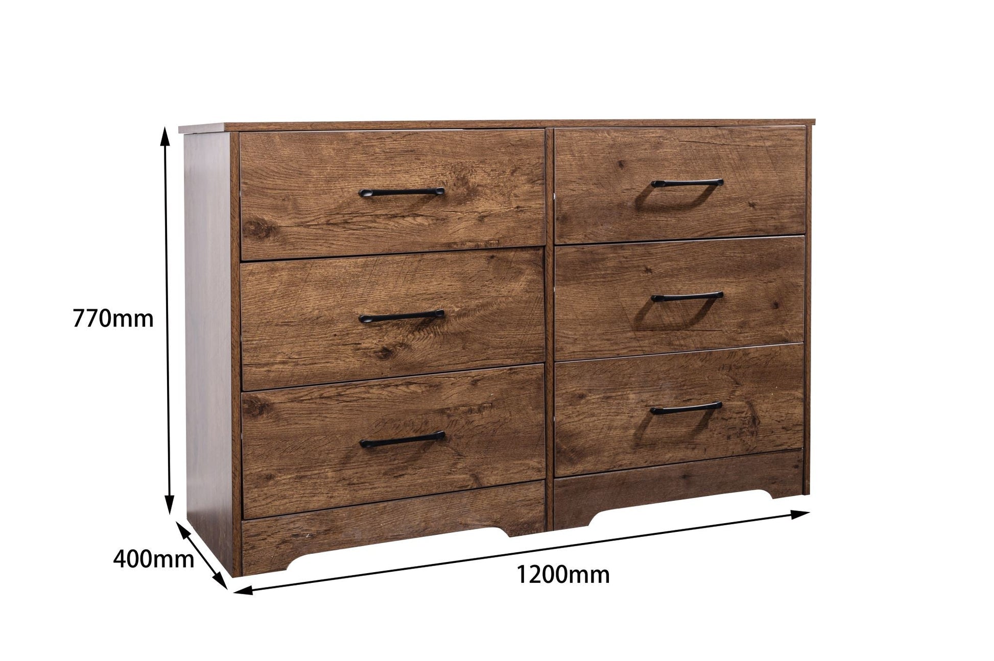 'Althea' Walnut Color Low Boy sue-e furniture