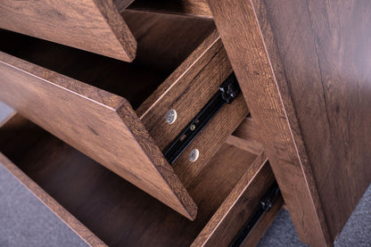 'Byron' Dark Oak Tall Boy sue-e furniture