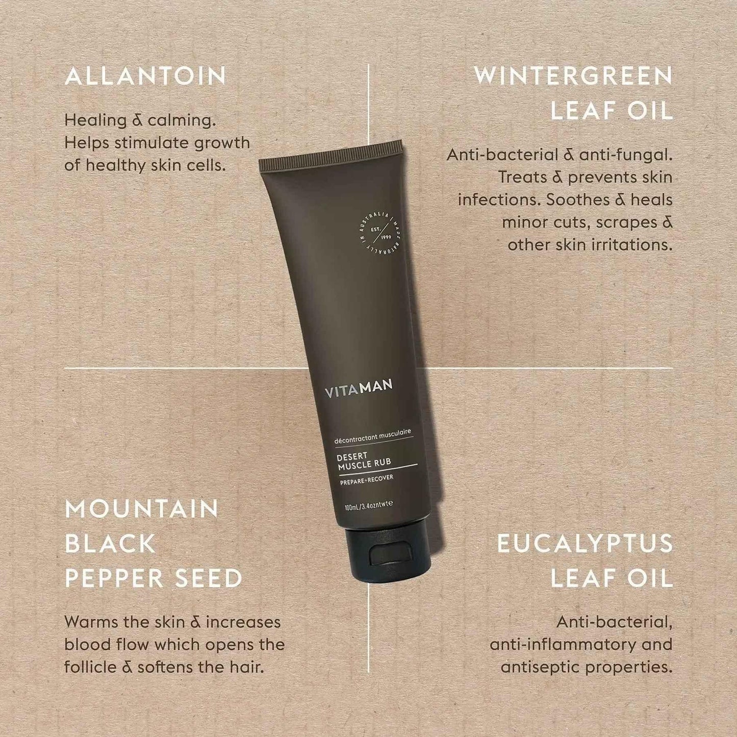 Desert Muscle Rub for Men - Ultimate Men's Grooming Solution - ShopHub