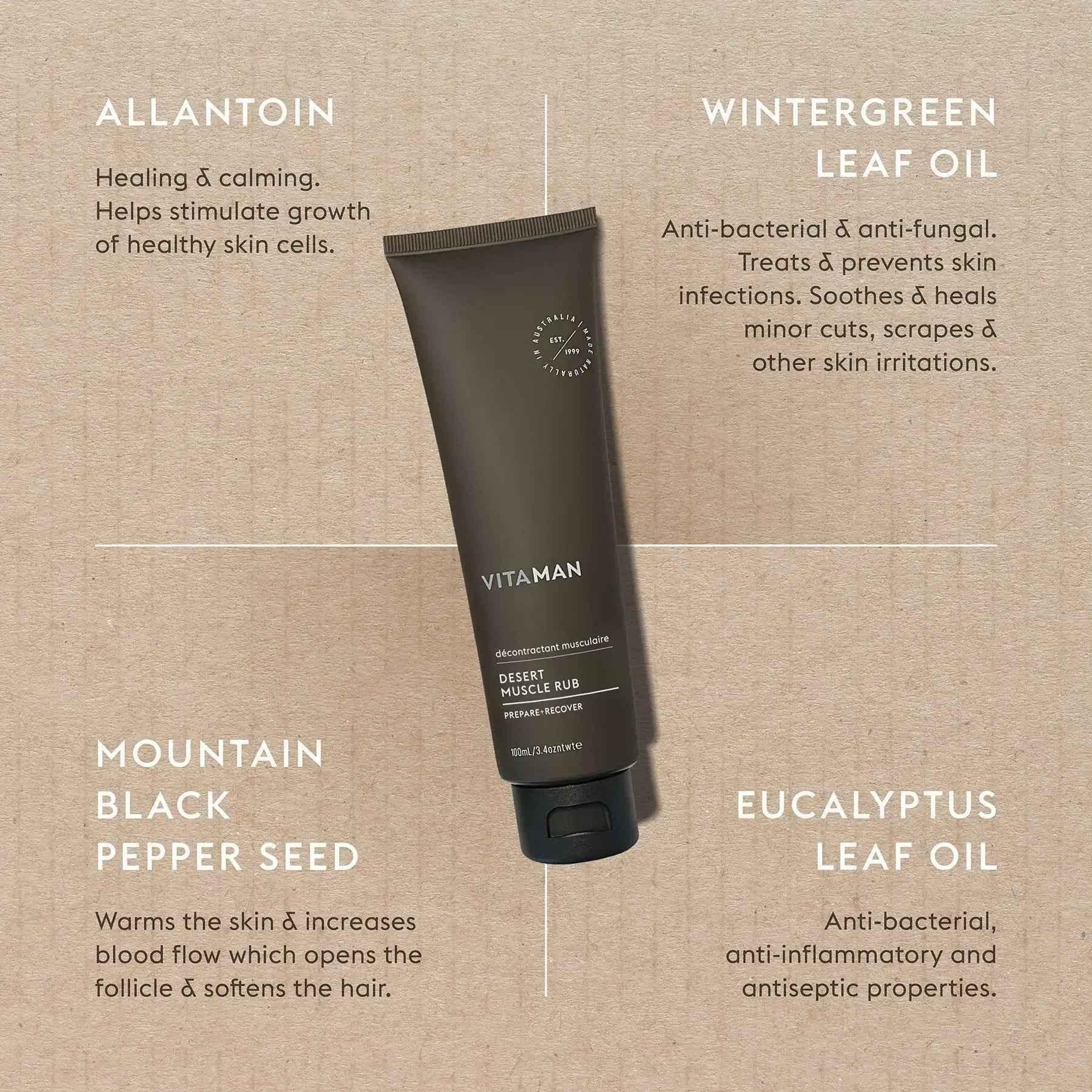 Desert Muscle Rub for Men - Ultimate Men's Grooming Solution - ShopHub