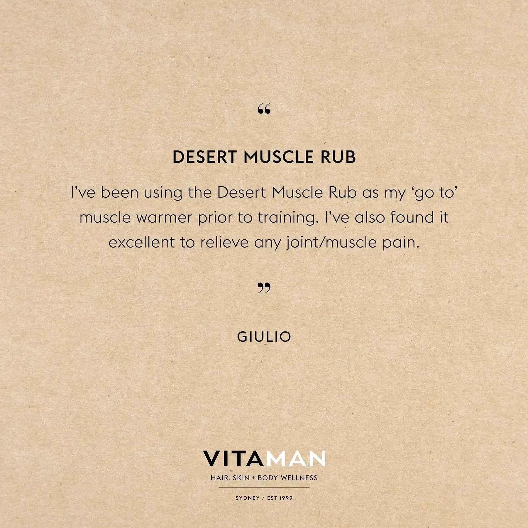 Desert Muscle Rub for Men - Ultimate Men's Grooming Solution - ShopHub