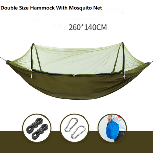 ECOTREK-Portable Automatic Quick-Open Mosquito Hammock with Net ECOTREK