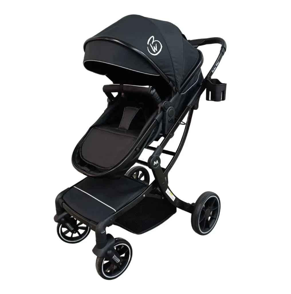 Baby 2 in 1 Multifunctional Two-Way Bassinet Stroller BLACK