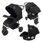 Explorer 3-Wheeler Stroller & Capsule Travel System with Food Tray and Liner