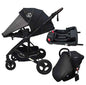 Versa 3-in-1 Travel System – Open Bassinet Stroller + Capsule Car Seat with Sunshade Sets