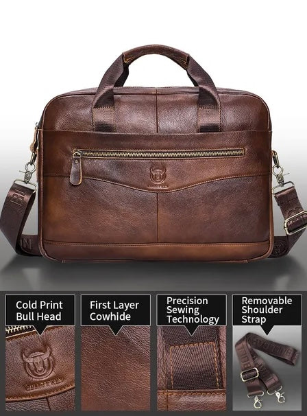 Classic Leather Office Bag Habicare