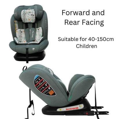 All-Rider Eden i-Size 360 Rotating and Convertible Car Seat with ISOFIX and Top Tether