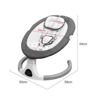 2-in-1 Electric Baby Rocker Swing / Bouncer & Dining Seat with Food Tray and Remote