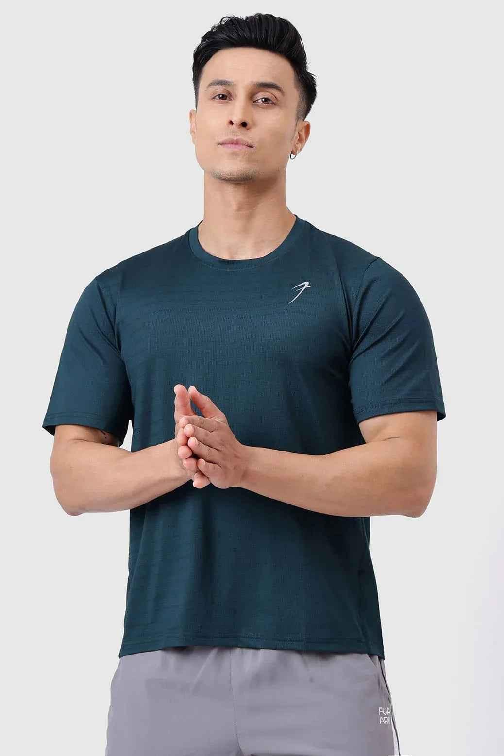 Ember Running T-shirt Bottle Green