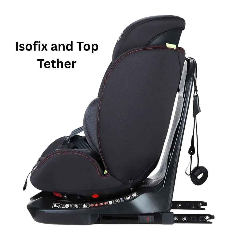 The Defender – i-Size 360 Rotating Convertible Car Seat with Isofix and Top Tether