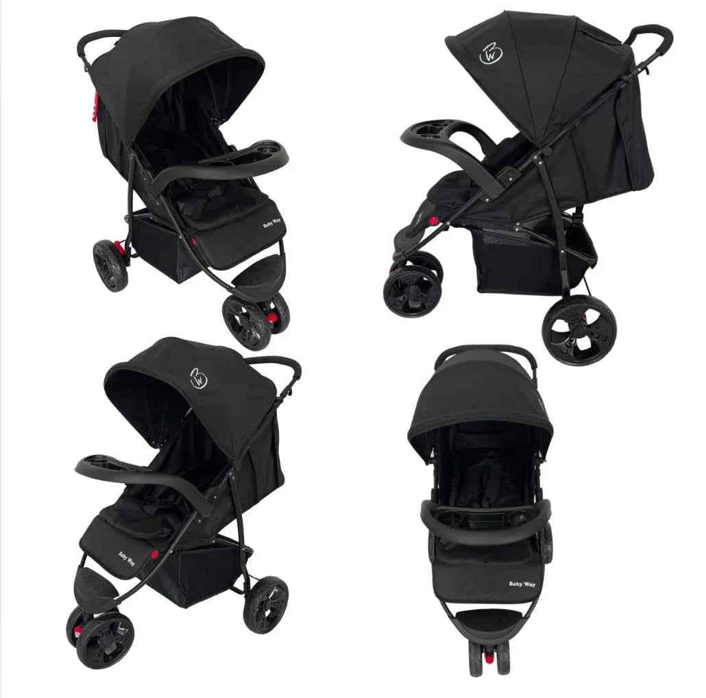 Explorer 3-Wheeler Stroller & Capsule Travel System with Food Tray and Liner