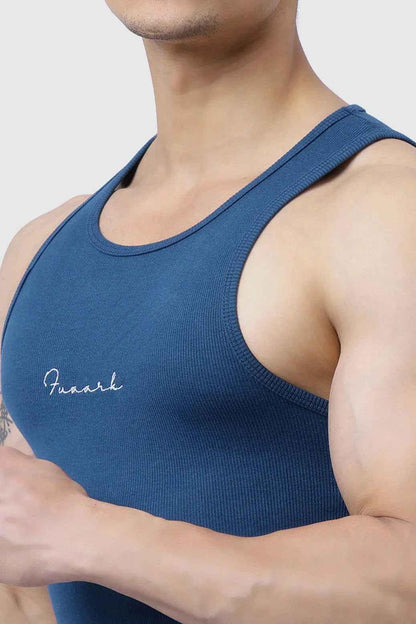 Ribbed Tank Teal