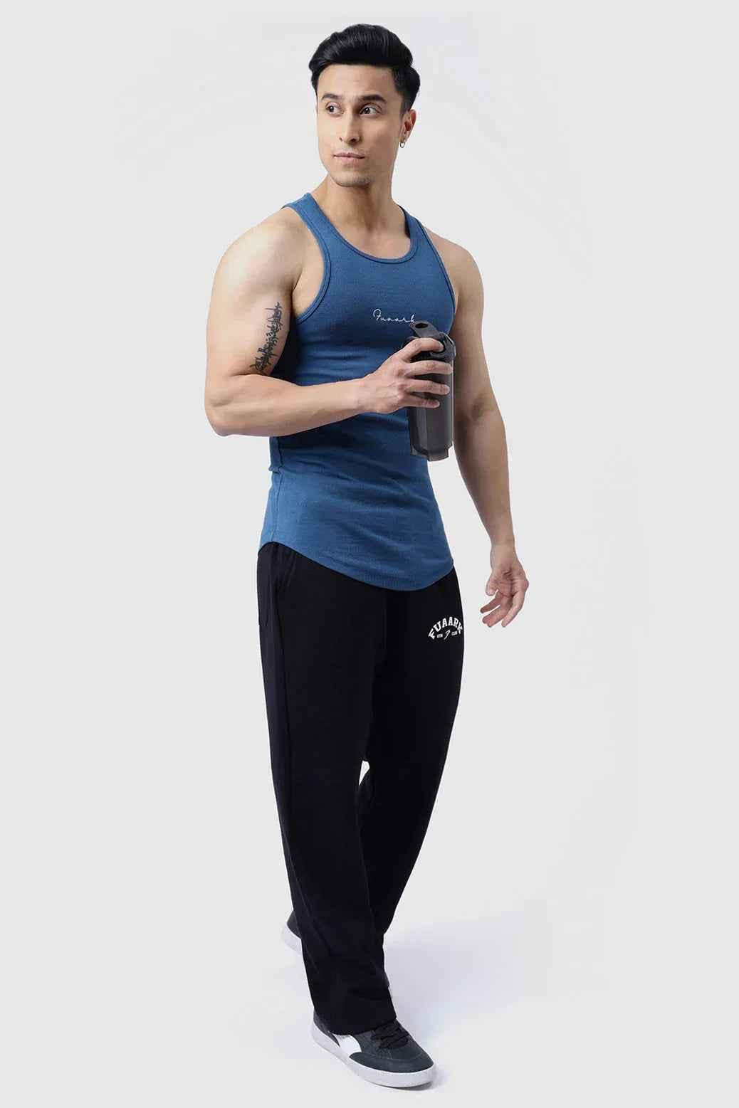 Ribbed Tank Teal