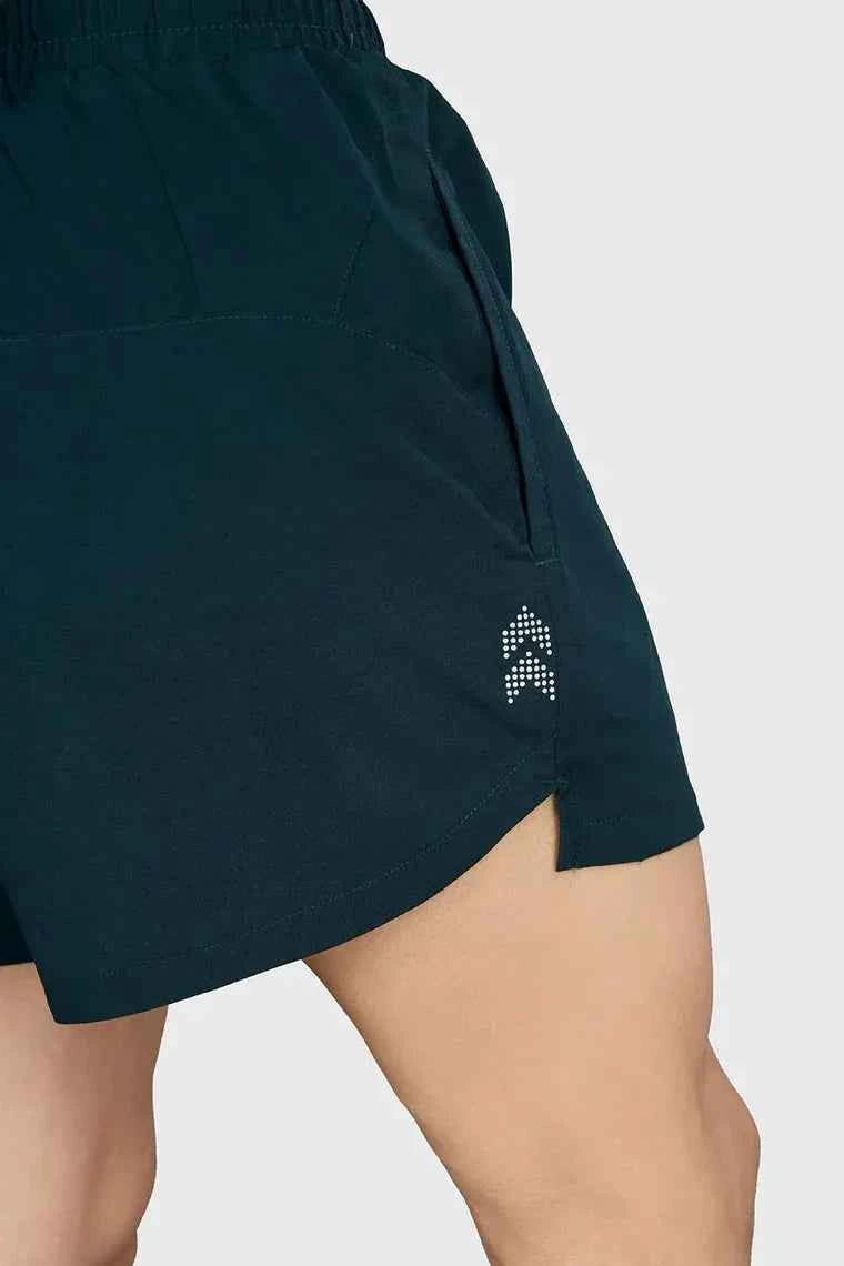 Pulse 4" Running Shorts Deep Green