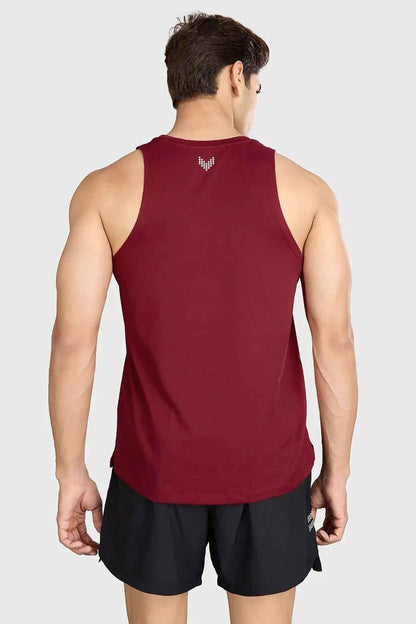 Pulse Running Tank Deep Red