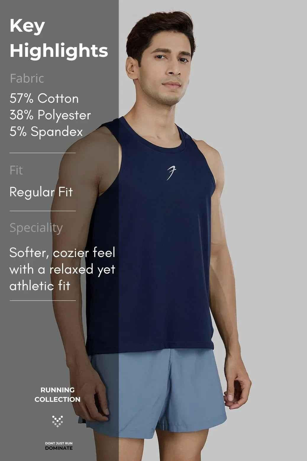 Pulse Running Tank Navy