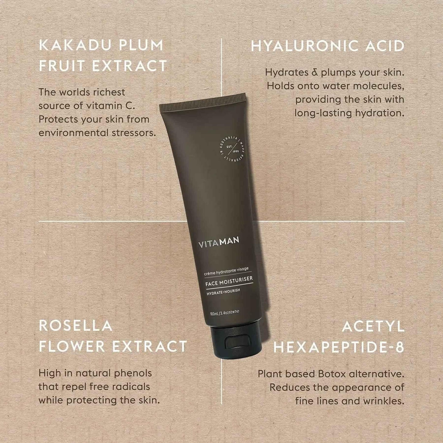 Face Moisturiser 100ml - ShopHub