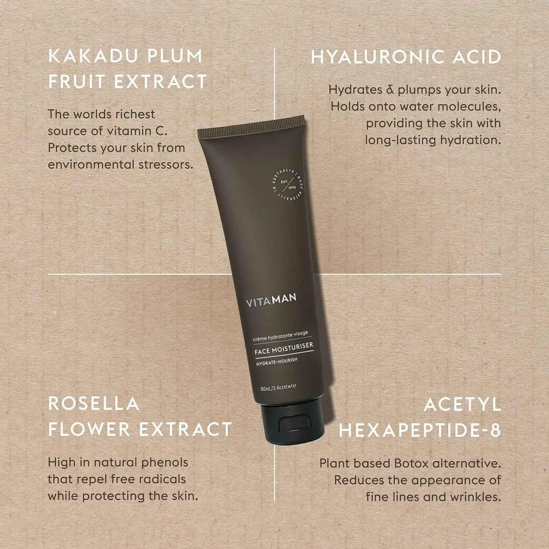 Face Moisturiser 100ml - ShopHub