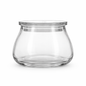 Clear glass storage jar by Nest & Stem Homewares with a 750ml capacity, featuring a sleek, minimalist design for kitchen organization.
