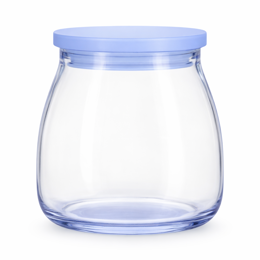 Frankly Cotton Clear Glass Storage Jar 500ml Nest & Stem Homewares