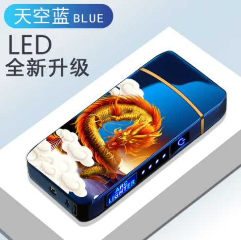 Electric Plasma Arc Lighter - Touch Sensing USB Rechargeable | Camping Equipment - ShopHub