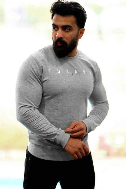 Fall Sweatshirt Light Grey