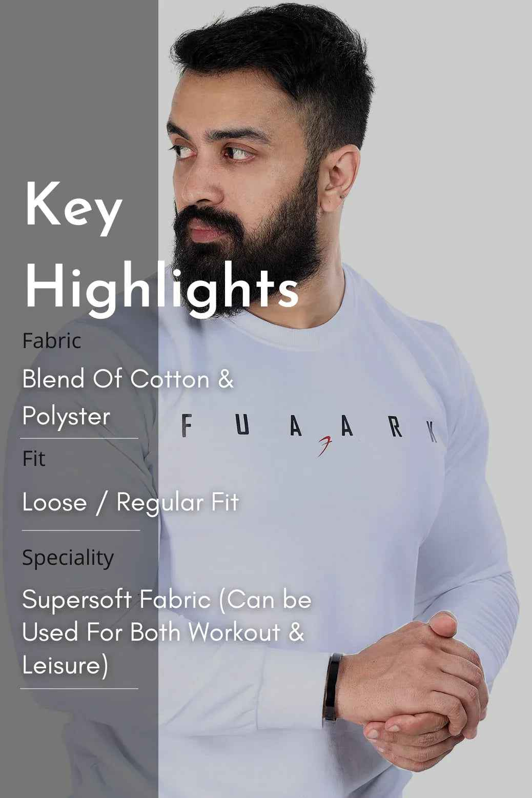 Fall Sweatshirt White