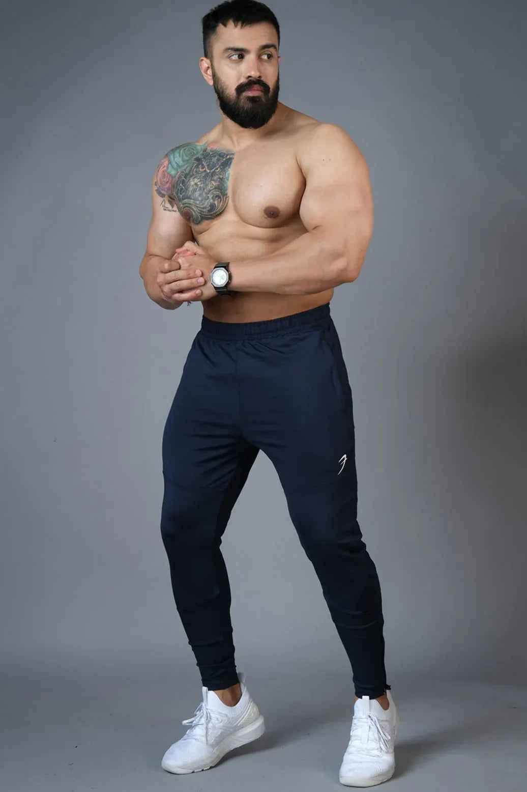 Hybrid Slim Tracks Navy