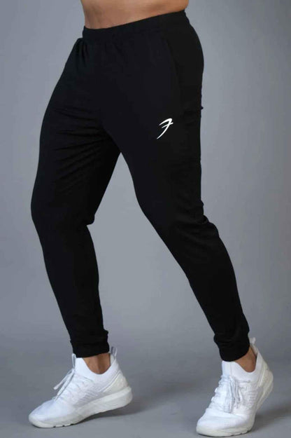 Identity Nylon Joggers Black