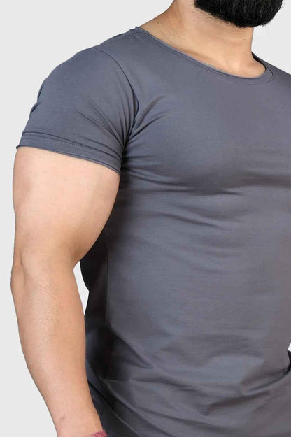 Legacy Scoop Neck T-shirt Grey