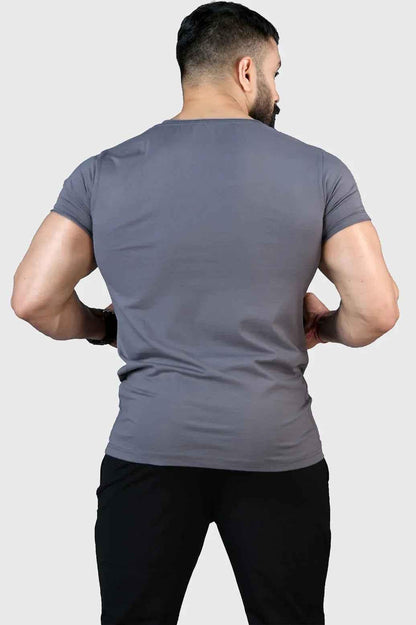 Legacy Scoop Neck T-shirt Grey