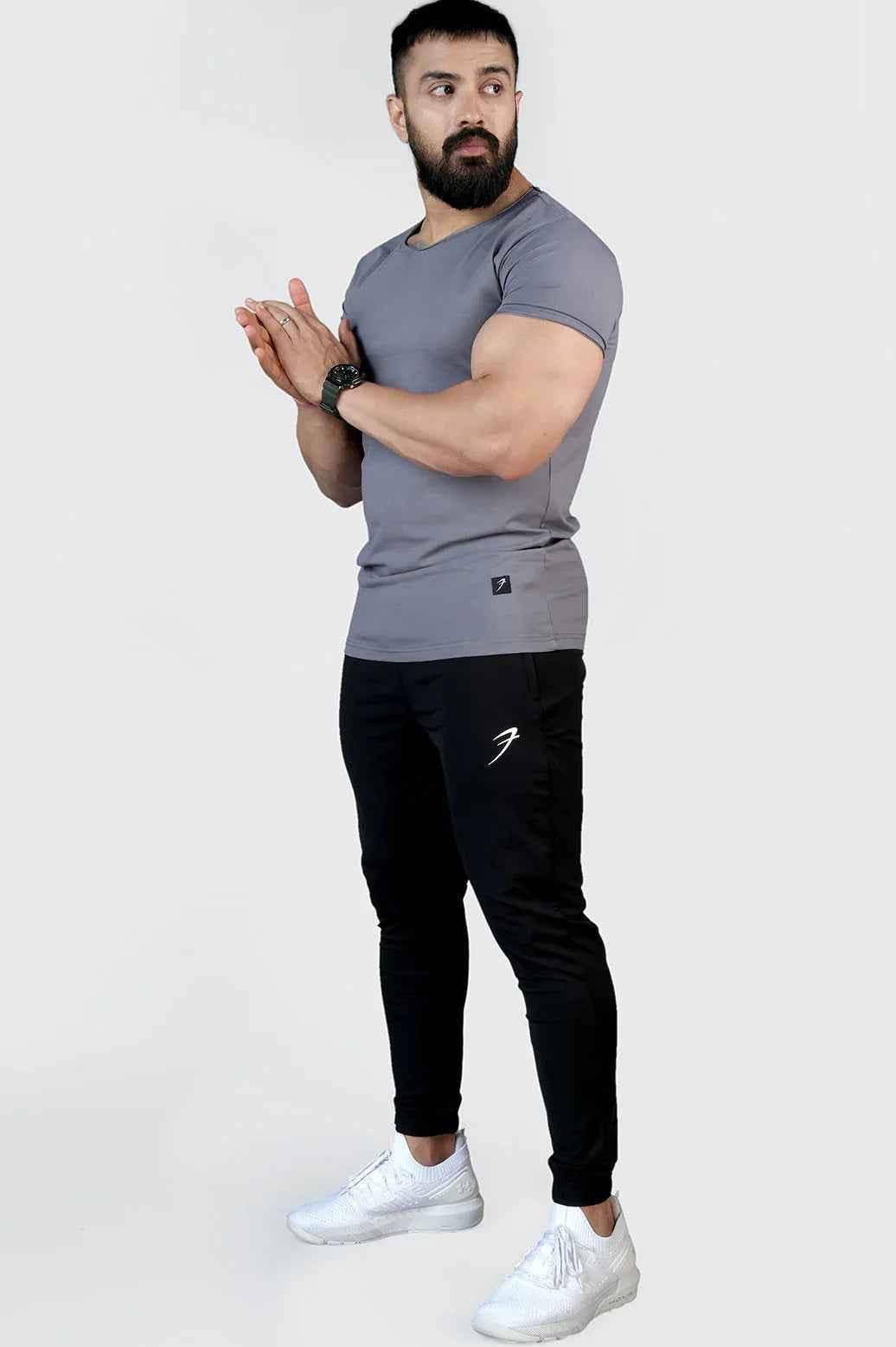 Legacy Scoop Neck T-shirt Grey