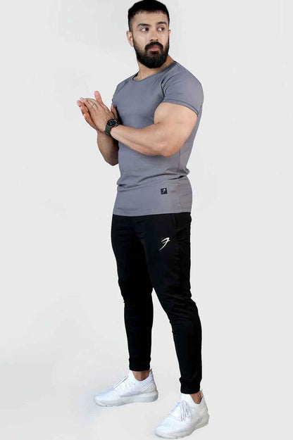 Legacy Scoop Neck T-shirt Grey