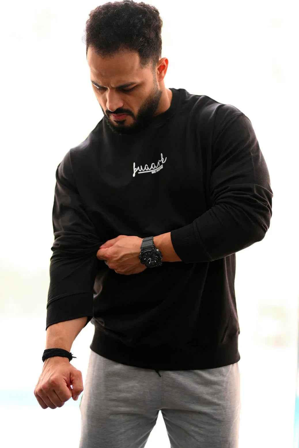 Oversized Sweatshirt Black