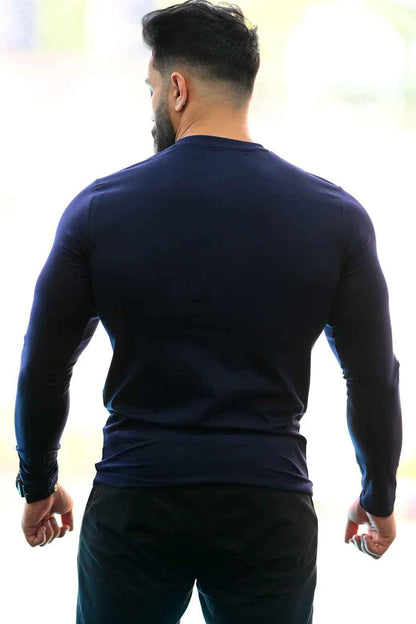 Peak Fullsleeves T-shirt Navy