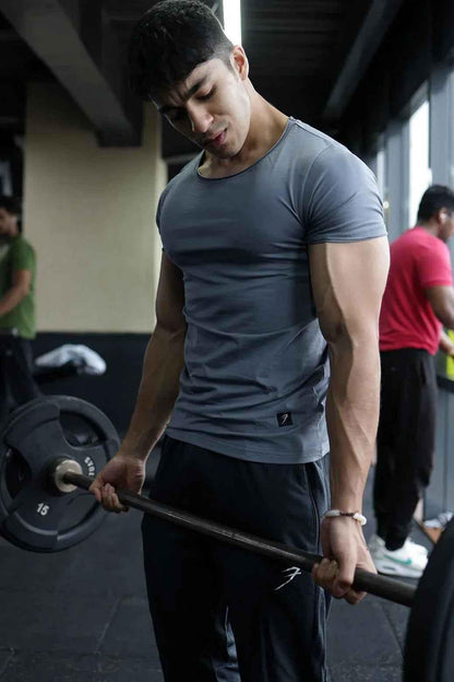 Legacy Scoop Neck T-shirt Grey